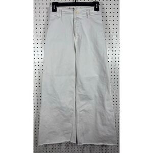 Zara wide leg denim jeans size 2